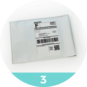 Ship Your Samples To The Laboratory Using The Provided Prepaid Return Shipping Envelope.
